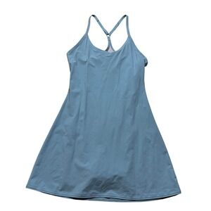 Outdoor Voices Exercise Dress Moss Green Athletic Built-in Shorts Size XS‎ EUC